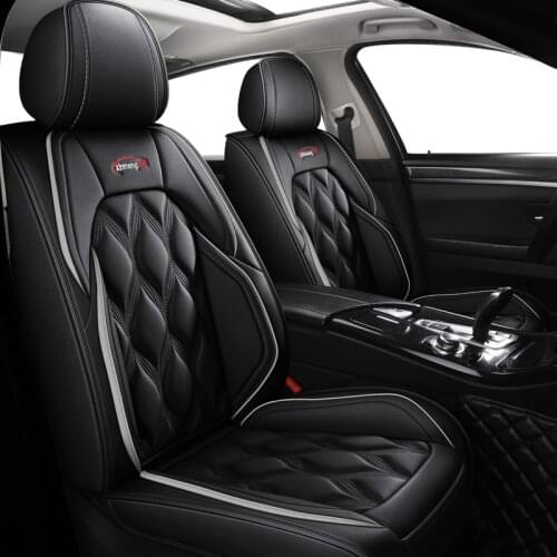 ZHOUSHENGLEE leather car seat covers For Ford all models Ranger focus fiesta s-max mondeo explorer ecosport car accessories