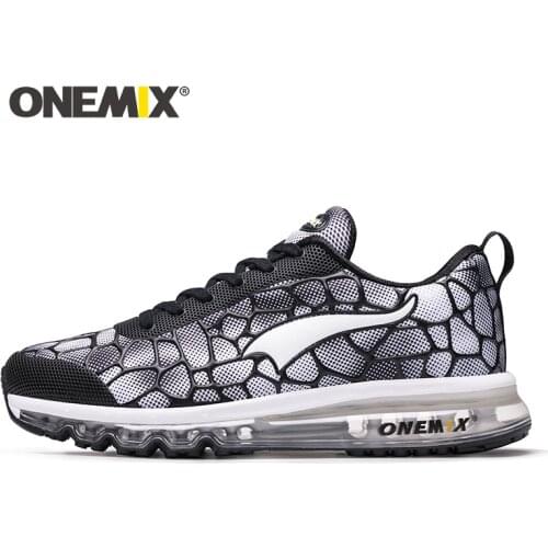 ONEMIX Men Sneakers Breathable Mesh Outdoor Sport Shoes Autumn Couple Air Cushion Flats Training Running Shoes Zapatos De Hombre