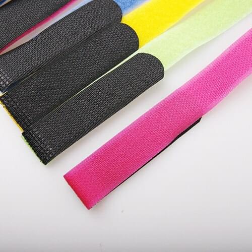Fixmee 50pcs/lot Reusable Cable Ties Straps with Plastic button Strip Nylon Strap with Buckle 20*300mm Hook