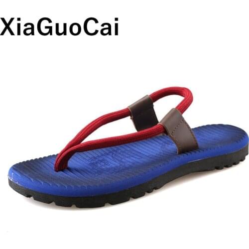 Mens Flip Flops 2019 Summer Fashion Man Slippers Massage Personality Casual Beach Shoes Non-slip Bathroom Cheap Thongs Mules
