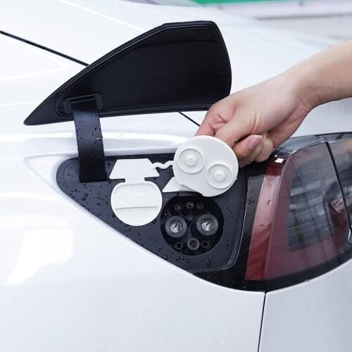 Applicable To Tesla Model3y Charging Port Waterproof Silica Dust Cover Plug of Electric Vehicle Charging Protection Dust Cover