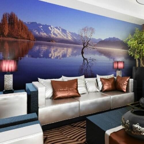 Wholesale papel de parede beauty scenery murals sofa background wallpaper for living room 3d wall photo mural vinyl wall sticker