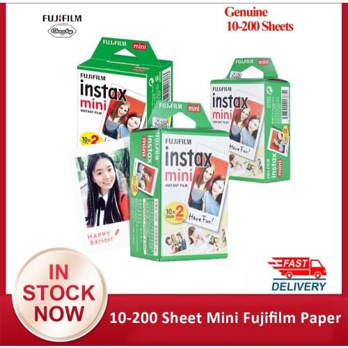 Fujifilm Instax Mini Film 8 9 Film 10-200 Sheet Mini White Photo Fujifilm Paper for Camera Instax Mini 11 9 Photo Paper White