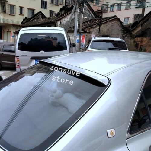 Use For Toyota Crown 2006--2009 Year Spoiler Sport ABS Plastic Carbon Fiber Look Rear Trunk Wing Car Body Kit Accessories