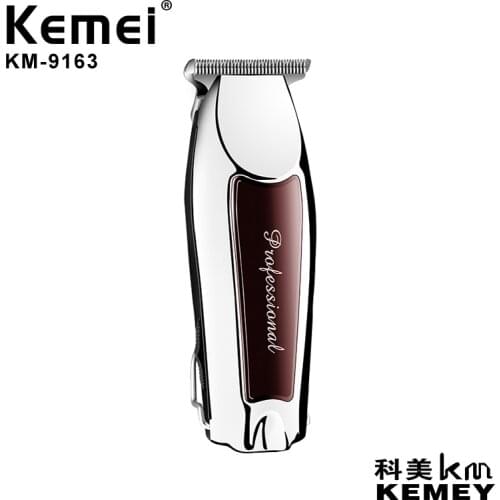 Kemei KM-9163 hair trimmer cordless Hair cutter rechargable powerful motor barber hair clipper