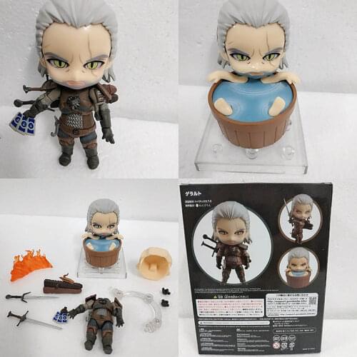 Witcher-ed 3 Wild Hunt 907 Geralt White Wolf Geral Action Figure Model Toys Doll For Gift