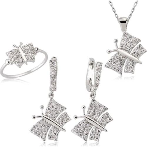Silver Butterfly Women 'S Set