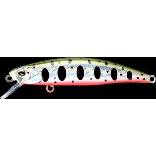 1PCS New Sinking Popper Fishing Lures 75mm/11g Artificial Lifelike Minnow Wobblers for Pike Hard Bait Perch Tackle 10 Color