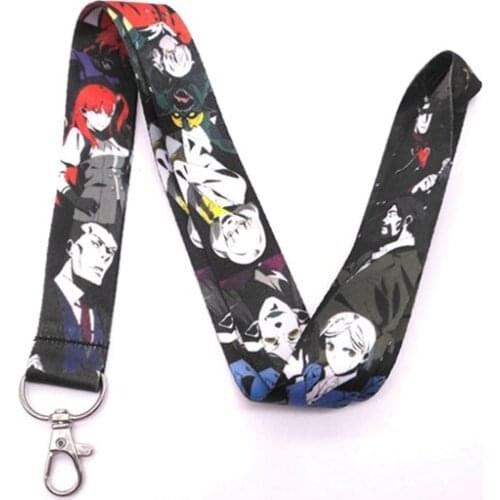10 pcs Japanese Anime The Seven Deadly Sins Neck Strap Lanyards Card Holders Bank Neck Strap Card Bus ID Holders Rope Key Chain