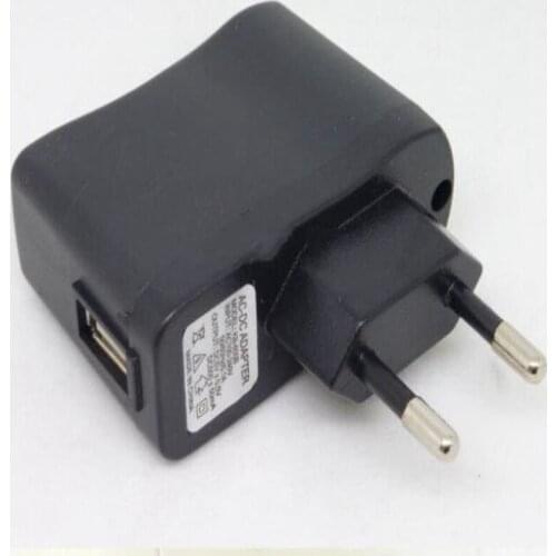 200pcs/lot EU 5V 0.5A travel wall home plug USB charger adapter