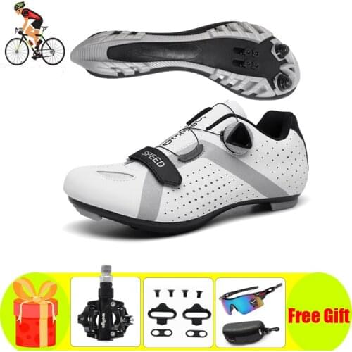 2021Professional MTB Cycling Shoes Self-Locking Sneakers Men Mountain Bike Women Outdoor Non-Slip Racing Bicycle Biciclet