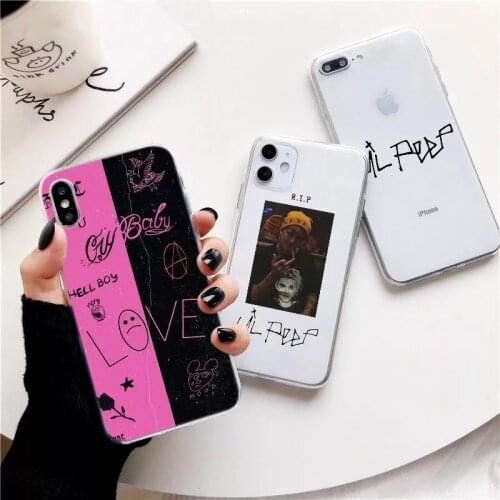 Hellboy Lil Peep Love Hell Boy INS Phone Case For iPhone 7 8 Plus X XR 11 12 Pro Max SE 2020 Clear Silicone Soft TPU Back Cover
