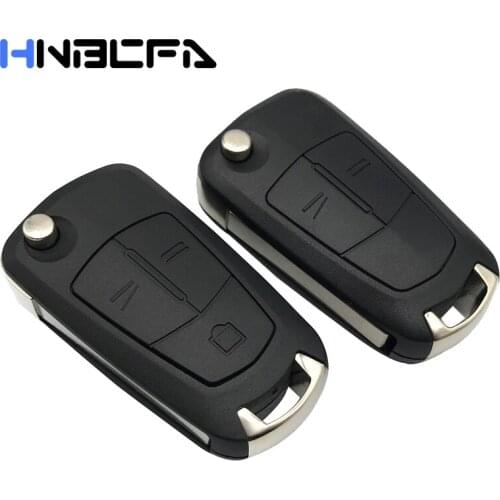 Flip Key Shell For Vauxhall Opel Astra J Corsa D Insignia Vectra C Zafira 2/3 BNT Remote Key Case Uncut Blade Replacement fob