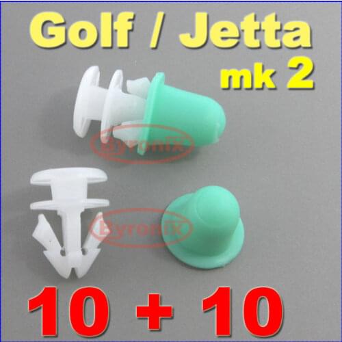 FOR VW MK2 Golf Jetta DOOR SIDE MOULDING CLIPS TRIM STRIP WHEEL ARCH RUBBING STRIP 191853585A 1H0853586