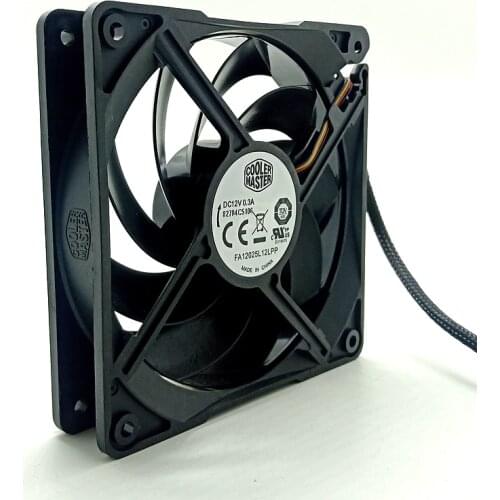 FA12025L12LPP PWM Cpu Computer PC Cooling Fan 12cm 120mm,DC12V 120X120X25mm 4-Pin,0.30A 2600RPM