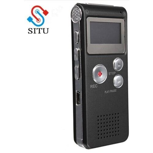 Situ brand Best 8GB Mini Digital Audio Voice Recorder Dictaphone MP3 Player Recording Pen Recorder Pen Rechargeable