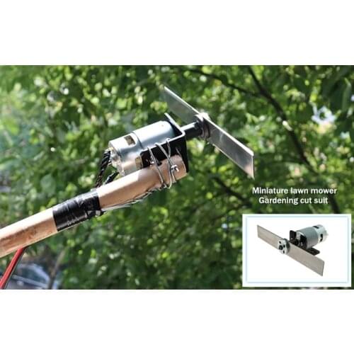 Miniature Lawn Mower Set Motor 775 795 895 DC 12V 24V Pruning Power Tools High Speed Ball Motors Gardening Cut Suit Electric