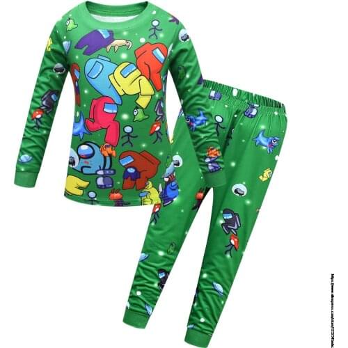 New Game Among Us Girls Clothing Sets Autumn Spring Toddler Girls Clothes Kids Tracksuit For Boy Suit Costumes Children Clothing