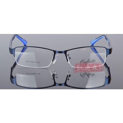 TR90 Mens Sports Fashion Half rimless Eyeglass Frames Optical Eyewear Rx