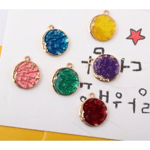 10pcs/lot Beautiful 18*21mm Star Enamel Charms Pendant Fashion Jewelry Accessories fit Bracelet Necklace