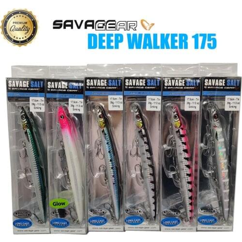 Savage Gear Deep Walker 175mm 39-50-70g High Quality Lure
