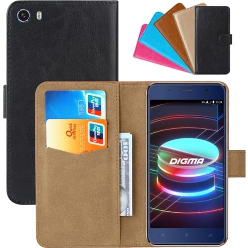 Luxury Wallet Case For Digma LINX X1 3G/X1 Pro 3G PU Leather Retro Flip Cover Magnetic Fashion Cases Strap