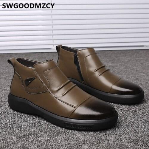 SWGOODMZCY Men's Motorcycle Boots