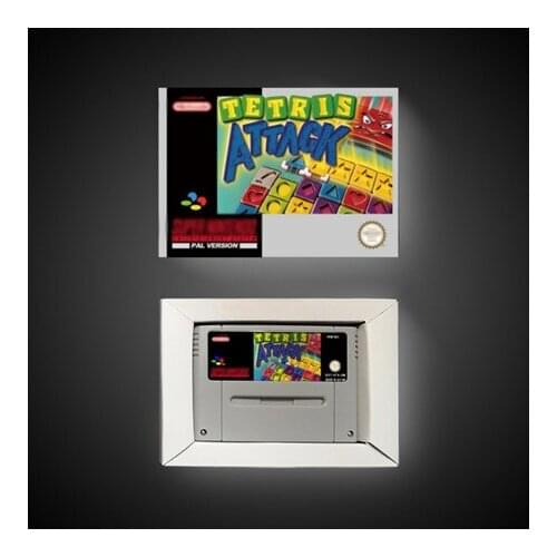Tetris Attack - EUR Version Action Game Card with Retail Box