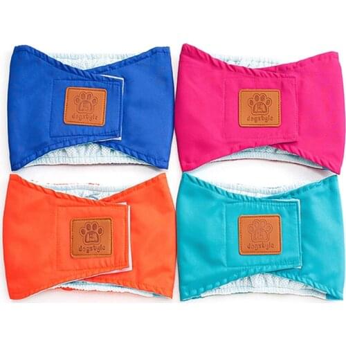 High Quality Puppy Pet Male Dog Physiological Pants Sanitary Underwear Belly Band Cotton Diaper Courtesy Harassment Pants 2021