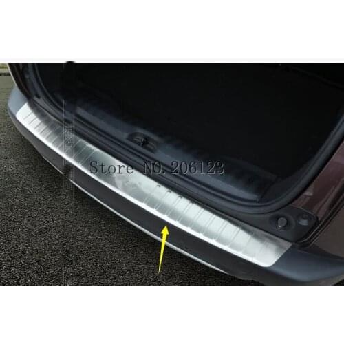 High quality stainless steel Rear bumper Protector Sill For Peugeot 2008 2013 2014 2015 2016 2017 2018 2019