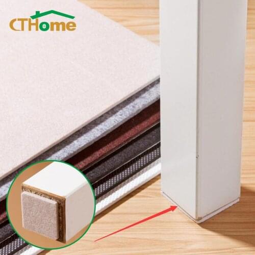 Furniture Leg Cushions Footmats for Tables and Chairs Thickened Self-adhesive Felt Protective Pad, Silent Anti Slip Accessories