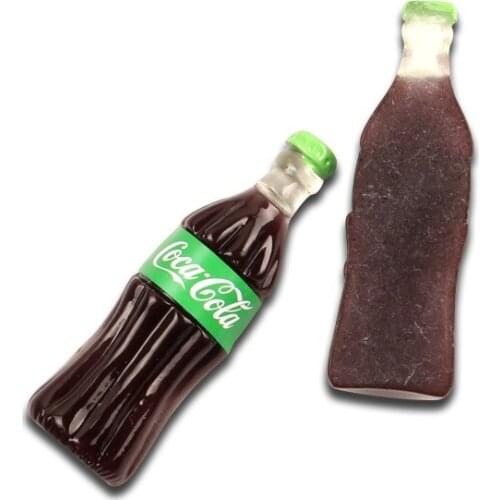 20Pcs Green Resin Cola Bottle Decoration Crafts Flatback Cabochon Kawaii DIY Embellishments For Scrapbooking Accessories