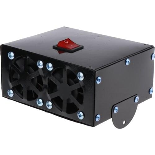 24V 500W Portable Auto Car Heater Fan Windscreen Window Defroster Demister (Black)