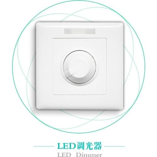 BC-321 86 style wall mounted 10A Single Color PWM LED Strip Dimmer