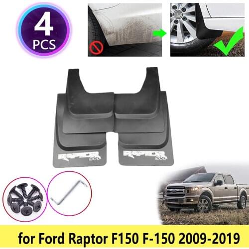 For Ford Raptor F150 F-150 F 150 2009~2019 Mudguards Mudflap Fender Mud Flaps Guards Splash Car Accessories 2010 2012 2016 2018