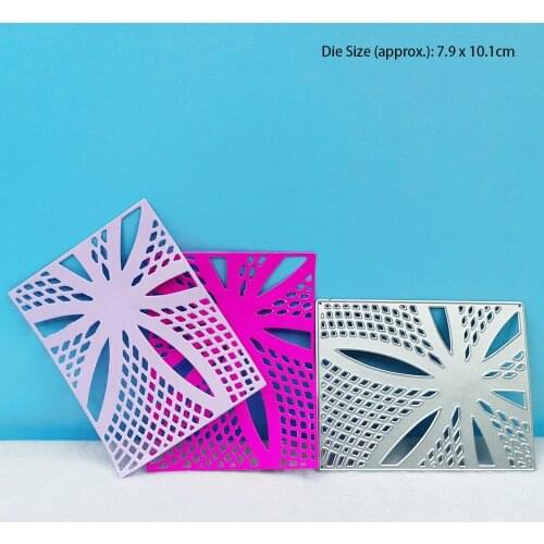 Flower Frame Metal Cutting Dies Scrapbooking Embossing Folder for Card Making Craft Mold Photo Alum DIY Slimline Dies