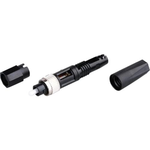 DEBAOFU100 unids/caja FTTH embedded FC/UPC quick connector leather line household optical fiber fast connector