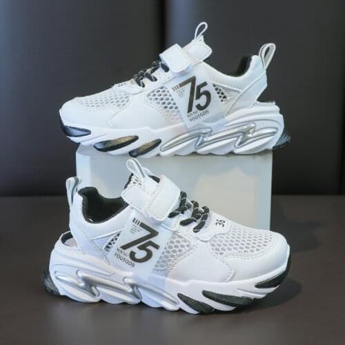 Spring New Kids Mesh Breathable Shoes Baby Girls Sport Sneakers Children Shoes Boys Fashion Casual Shoes Soft Brand Trainer