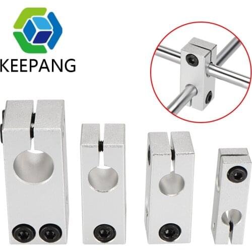 Vertical Fixed Diameter Fastening Aluminum Alloy Optical Axis Cross Block Pillar Fixing Clamp Steel Pipe Fixing Bracket Connecto