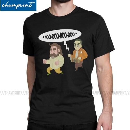 Disco Elysium DUO TOO-DOO-ROO-DOO T-Shirt for Men Vintage Cotton Tees Crew Neck Short Sleeve T Shirts Plus Size Clothing