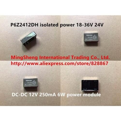Hot spot P6Z2412DH isolated power 18-36V 24V DC-DC 12V 250mA 6W power module