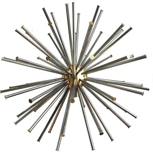 Pure Copper Crystal Ball Water Spheres Fountain Nozzles Dandelion Shape Fountain Nozzle 1" DN25 Y