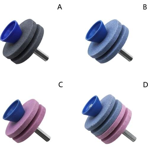 Garden Lawn Mower Blade Tools Fastest Knife Sharpener Blade Universal Grinding Rotary Drill Cutter Lawnmower Knife Sharpener