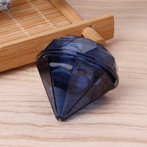 5g Diamond Shape Oil Cream Jar Box Transparent Empty Travel Cosmetic Packaging Pot for Makeup Glitter Powder Eyeshadow 100pcs