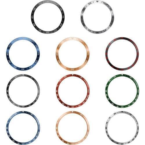 Steel Bezel Ring Metal Cover Anti Scratch Stainless Steel Protective Bezel Ring Case for Galaxy Watch 3 41mm