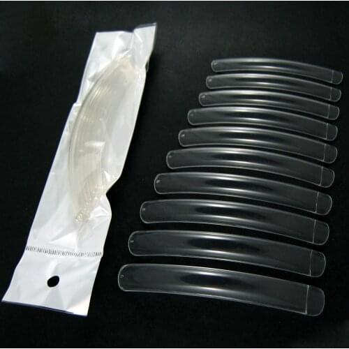 Long Competition-Curve False Nails Professional Extreme Long Nail Tips Clear Salon Nail Tips 20 Packs -Free Shipping