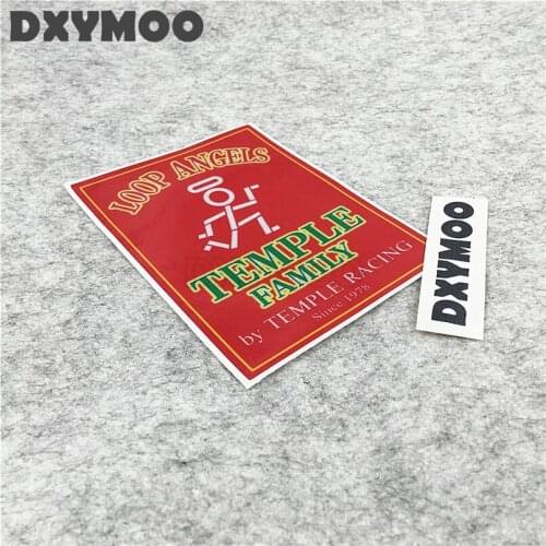 LOOP ANGLES Car Vinyl Stickers Reflective 3M Osaka NO GOOD RACING JDM Motorcycle Decal Bumpers 13.7x10cm