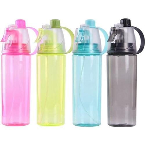 600ml Portable Students Outdoor Leak Proof Sports Spray Drinking Bottle Cup