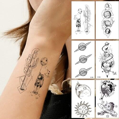 Waterproof Temporary Tattoo Sticker Dream Catcher Owl Flash Tatoo Music Fox Forest Bird Arm Wrist Fake Tatto For Body Art Women
