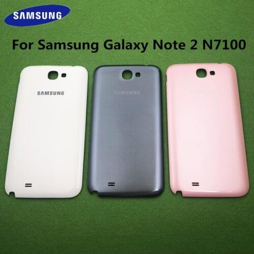 Battery Cover For Samsung Galaxy Note 2 II N7100 N7105 I317 Original Mobile Phone Housing Back Case Rear Battery Door With NFC